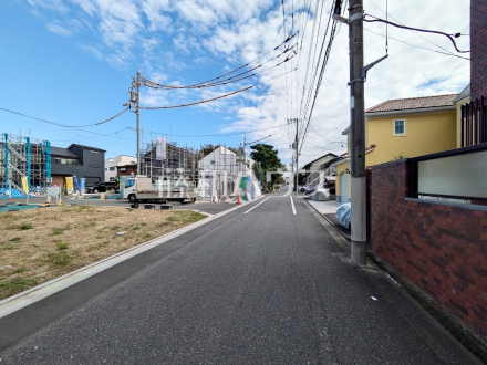 接道状況および現場風景　【国立市東３丁目】／撮影日2024/11/08