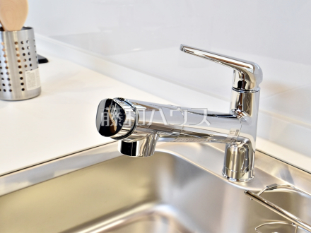 【標準設備】いつでもおいしいお水が飲める浄水器一体型水栓を完備／撮影日2022/11/24