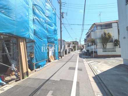 接道状況および現場風景　【杉並区上荻３丁目】／撮影日2025/04/04