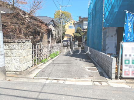 1号棟　接道状況および現場風景　【杉並区上荻３丁目】／撮影日2025/04/04