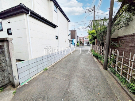 1号棟　接道状況および現場風景　【杉並区上荻３丁目】／撮影日2025/04/25