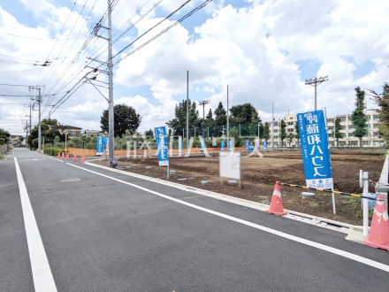 接道状況および現場風景　【三鷹市新川２丁目】／撮影日2025/07/13