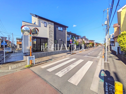 接道状況および現場風景　【小平市小川東町】／撮影日2025/04/04