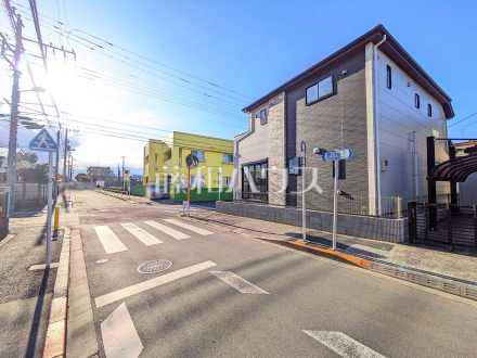 接道状況および現場風景　【小平市小川東町】／撮影日2025/04/04