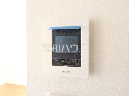 TVモニター付インターフォン　【小平市小川東町】　防犯に役立つTVモニター付インターフォン
／撮影日2025/04/04