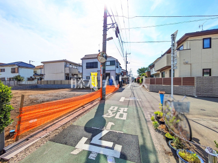 接道状況および現場風景　【小平市仲町】／撮影日2025/05/01
