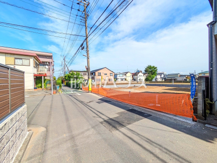 接道状況および現場風景　【小平市仲町】／撮影日2025/05/01