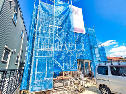 1号棟　外観　建物のプレゼンをさせていただきますので、実際の完成イメージを思い描いていただくことができます。お気軽にお問合せ下さい。【日野市万願寺３丁目】／撮影日2025/03/17