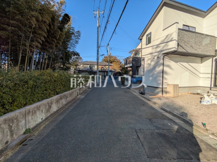 接道状況および現場風景　【練馬区南田中４丁目】／撮影日2025/02/13