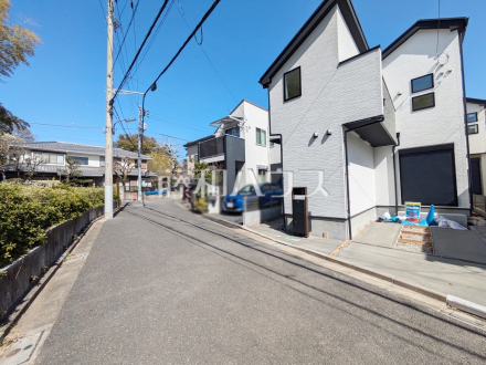 接道状況および現場風景　【練馬区南田中４丁目】／撮影日2025/03/07