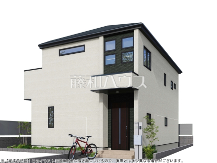 完成予想図（外観）物件の事、諸費用の事など、小さな疑問もお気軽にご連絡・ご相談下さい。　【練馬区練馬４丁目】