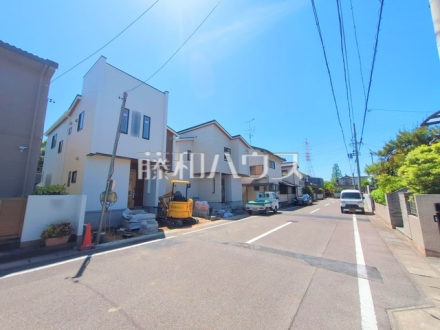 接道状況および現場風景　【小牧市藤島２丁目】／撮影日2025/03/11