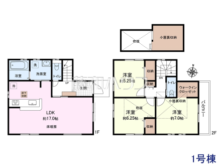 間取図【西東京市緑町2丁目】西武新宿線「田無」駅 徒歩17分！浴室乾燥機や食洗機など暮らしの快適さを彩る設備・仕様！