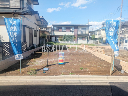 きれいに整備された敷地。これから夢の新邸がここに建ちます。　【新座市野火止５丁目】／撮影日2025/04/14