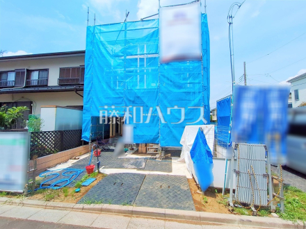 1号棟　外観　夜間や平日の見学も可能です。お客様のお家探しを徹底的にサポートいたしますのでお気軽にお問い合わせください。【新座市野火止５丁目】／撮影日2025/07/01