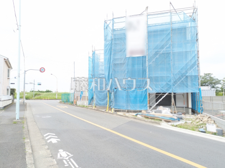 接道状況および現場風景　【日野市大字日野】／撮影日2025/06/13