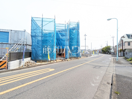 接道状況および現場風景　【日野市大字日野】住まいの事なら地元で豊富な実績を誇る、地域密着の当社へお任せ下さい！／撮影日2025/04/18