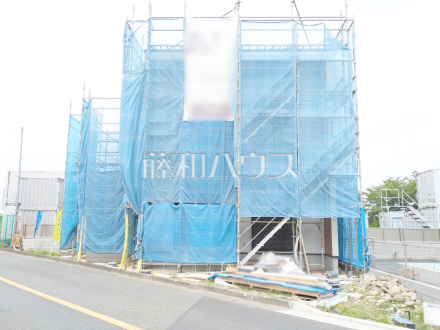 1号棟　外観　【日野市大字日野】順調に工事が進んでいます。実際の街並みの様子が段々見えて参りました。ぜひ実際に現地をご見学下さいませ。
／撮影日2025/06/13