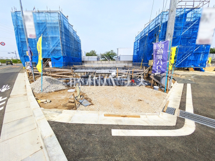 2号棟　外観　【日野市大字日野】
良い物件をゲットするためには早め早めのチェックをおすすめ致します。未完成の今のうちにぜひお問合せ下さいませ！　／撮影日2025/04/18