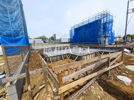 2号棟　外観　【日野市大字日野】
建物のプレゼンをさせて頂きますので、実際の完成イメージを思い描いて頂くことができます。お気軽にお問合せを。　／撮影日2025/04/18
