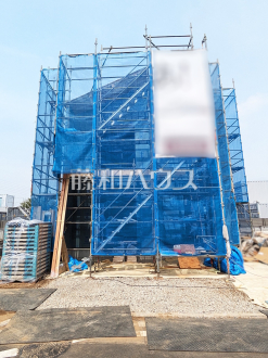 4号棟　外観　【日野市大字日野】
ここに住む方を想像して、着々と建築しております！　／撮影日2025/04/18