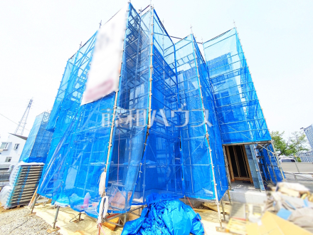4号棟　外観　【日野市大字日野】
現在建築中の物件です！物件の内部構造などは今しか見られません。完成前の状態もご確認ください。是非ご見学のお問合せを！　／撮影日2025/04/18