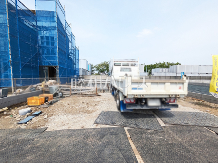 5号棟　外観　【日野市大字日野】
建物のプレゼンをさせて頂きますので、実際の完成イメージを思い描いて頂くことができます。お気軽にお問合せを。　／撮影日2025/04/18