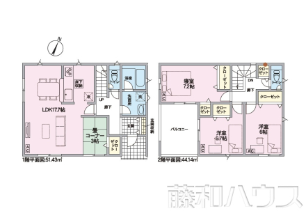 5号棟　間取図　【春日井市大留町５丁目】