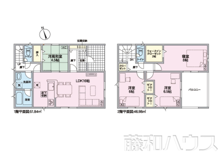 6号棟　間取図　【春日井市大留町５丁目】