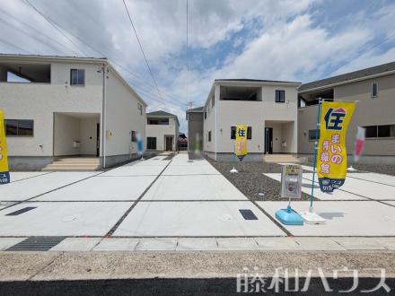 7号棟　外観およびカースペース　【春日井市大留町５丁目】／撮影日2025/06/21