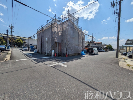接道状況および現場風景　【春日井市中野町２丁目】／撮影日2025/02/10