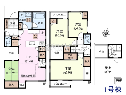 間取図　【清瀬市上清戸２丁目】