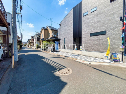 接道状況および現場風景　【清瀬市上清戸２丁目】 平日のご案内も可能です。まずはお気軽にお問合せ下さいませ。 ／撮影日2025/06/17