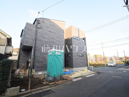 接道状況および現場風景　【清瀬市上清戸２丁目】／撮影日2025/04/04