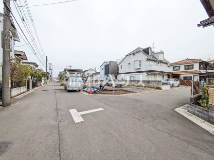 接道状況および現場風景　【小平市鈴木町１丁目】／撮影日2025/04/10