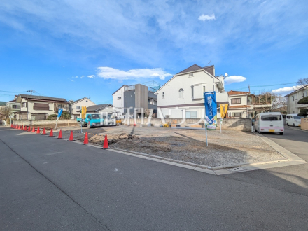 現場風景　【小平市鈴木町１丁目】綺麗な整形地のため、思い描いているイメージをカタチにしやすい土地です♪／撮影日2025/02/20