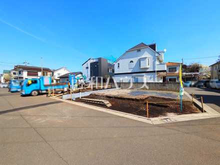 D号地　接道状況および現場風景　【小平市鈴木町１丁目】／撮影日2025/03/14