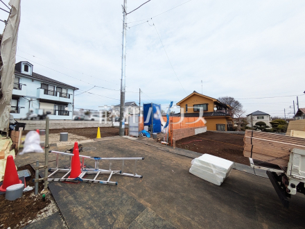 誠心誠意、建築中！物件の内部構造などは今しか見ることができません。是非ご見学のお問合せをお待ちしております！ 　【東村山市恩多町４丁目】／撮影日2025/03/13