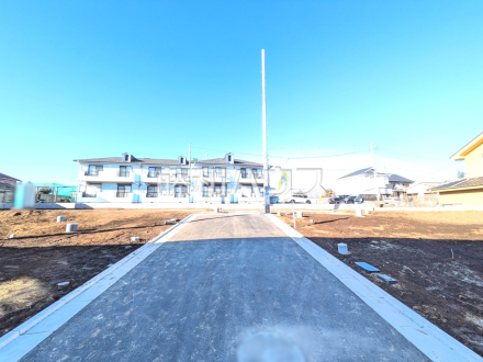 接道状況および現場風景　【東村山市恩多町４丁目】／撮影日2025/01/10