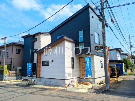 2号棟　外観　【立川市若葉町１丁目】お探しの物件に出会うためには、早めのご確認をオススメします。未完成の今のうちにぜひお問合せをお待ちしております。／撮影日2025/07/04
