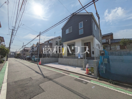 接道状況および現場風景　【東村山市萩山町４丁目】／撮影日2025/06/19