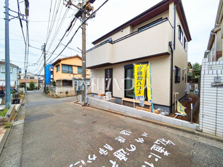 接道状況および現場風景　【小平市花小金井３丁目】／撮影日2025/05/08
