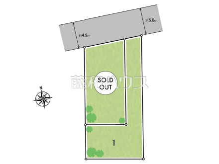 全体区画図　【国分寺市新町１丁目】