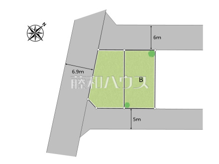 全体区画図　【立川市砂川町１丁目】