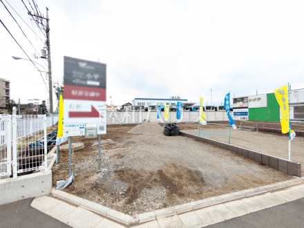 1号地　現地写真　【小平市小川町１丁目】 ハウスメーカーからプランまでフルオーダーで自由にマイホームがつくれる、建築条件のない宅地分譲 ／撮影日2025/03/24