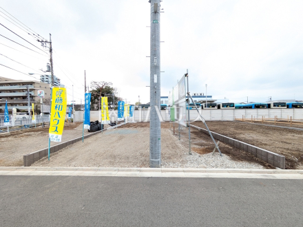 2号地　現地写真　【小平市小川町１丁目】 当社オリジナル注文住宅サポートシステム「ハウス会」で、信頼のおける建築会社のご紹介も承ります。プレゼン見積もり等お気軽にお問合せ下さい。 ／撮影日2025/03/24