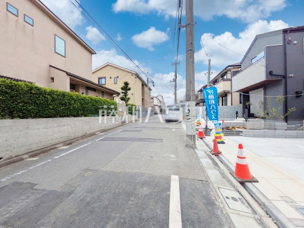 接道状況および現場風景　【練馬区関町北３丁目】／撮影日2025/06/02
