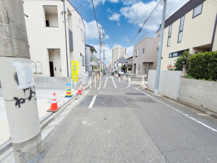 接道状況および現場風景　【練馬区関町北３丁目】／撮影日2025/06/02