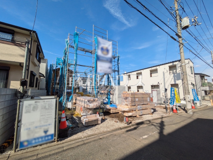 外観　【練馬区関町北３丁目】
建物のプレゼンをさせていただきますので、実際の完成イメージを思い描いていただくことができます。お気軽にお問合せ下さい。／撮影日2025/03/18