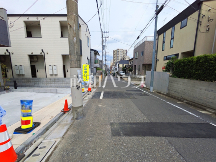 3号棟　接道状況および現場風景　【練馬区関町北３丁目】／撮影日2025/06/02